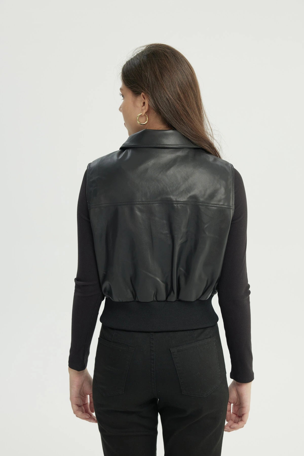 Chaqueta Mujer Regular Negro