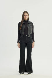 Chaqueta Mujer Regular Negro