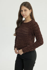 Sweater Mujer Classic Chocolate
