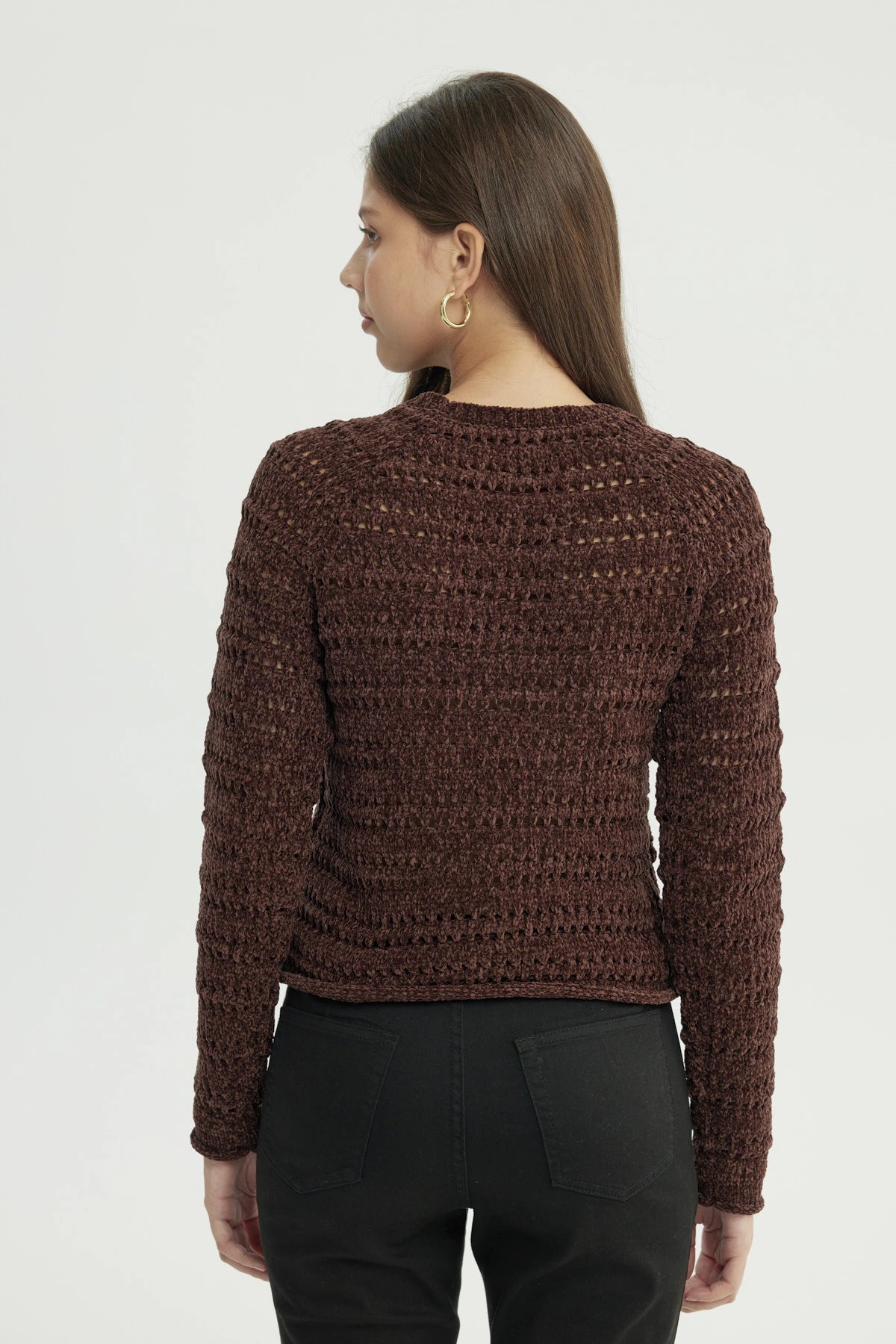 Sweater Mujer Classic Chocolate