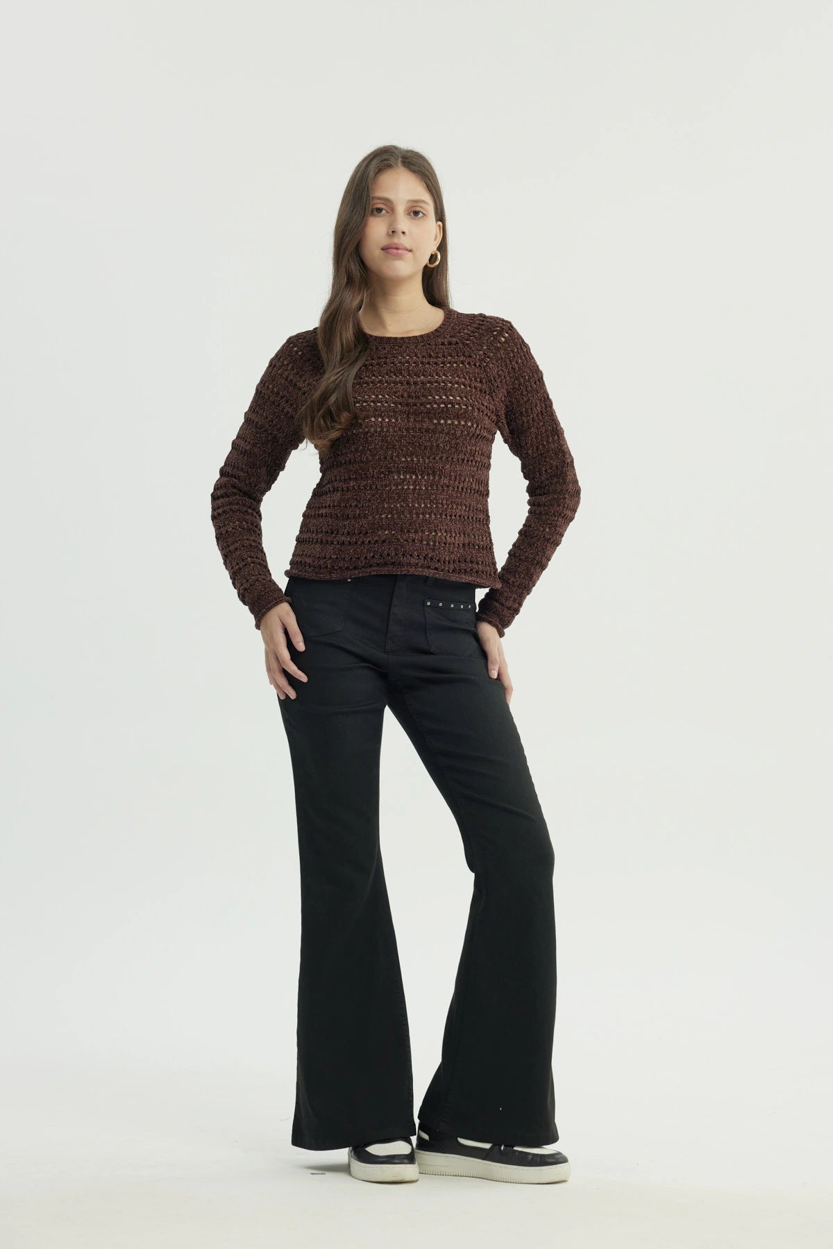 Sweater Mujer Classic Chocolate