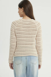 Sweater Mujer Classic Beige Claro