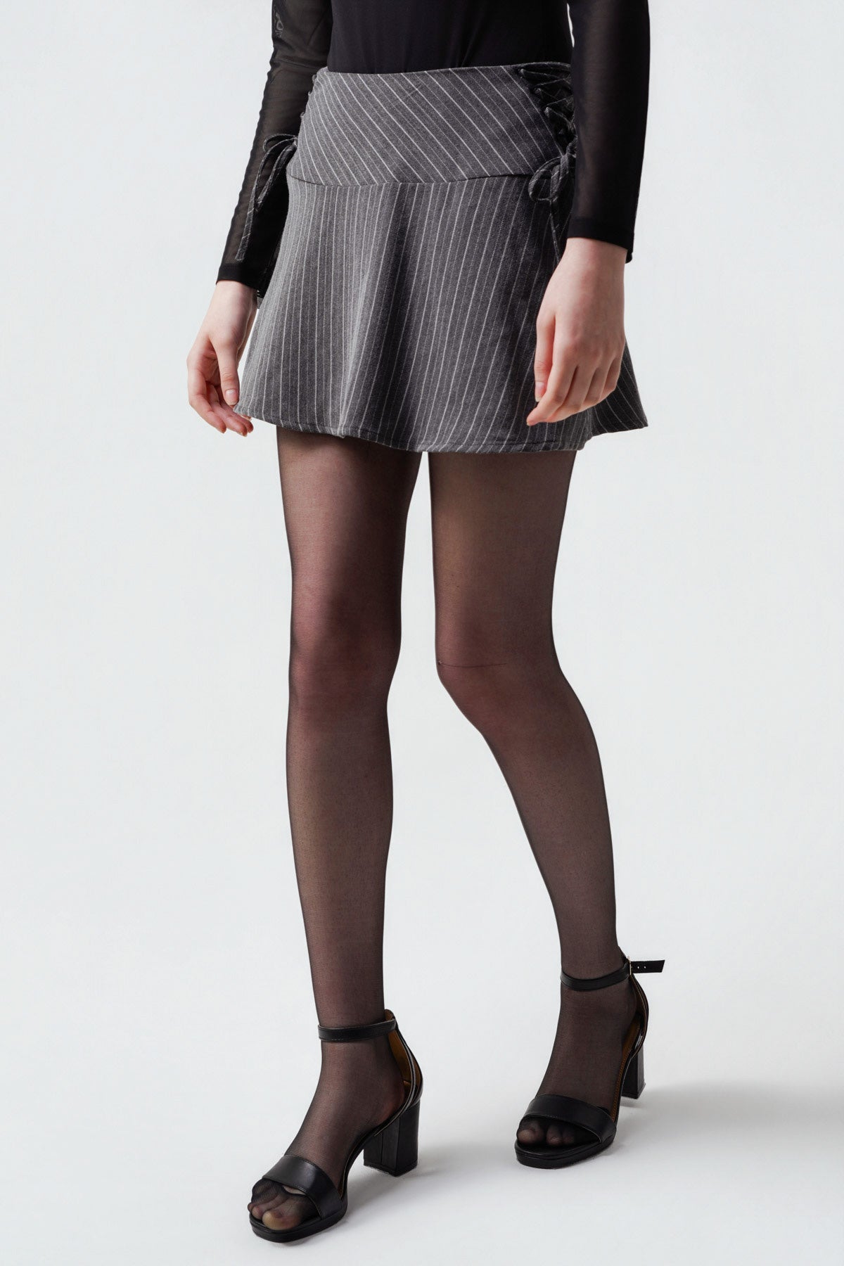 Falda Mujer Juvenil Gris
