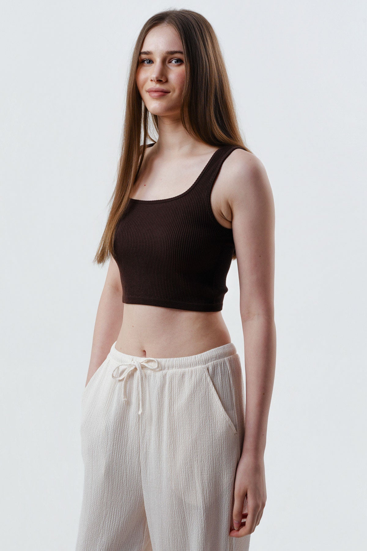 Peto Slim Mujer Chocolate