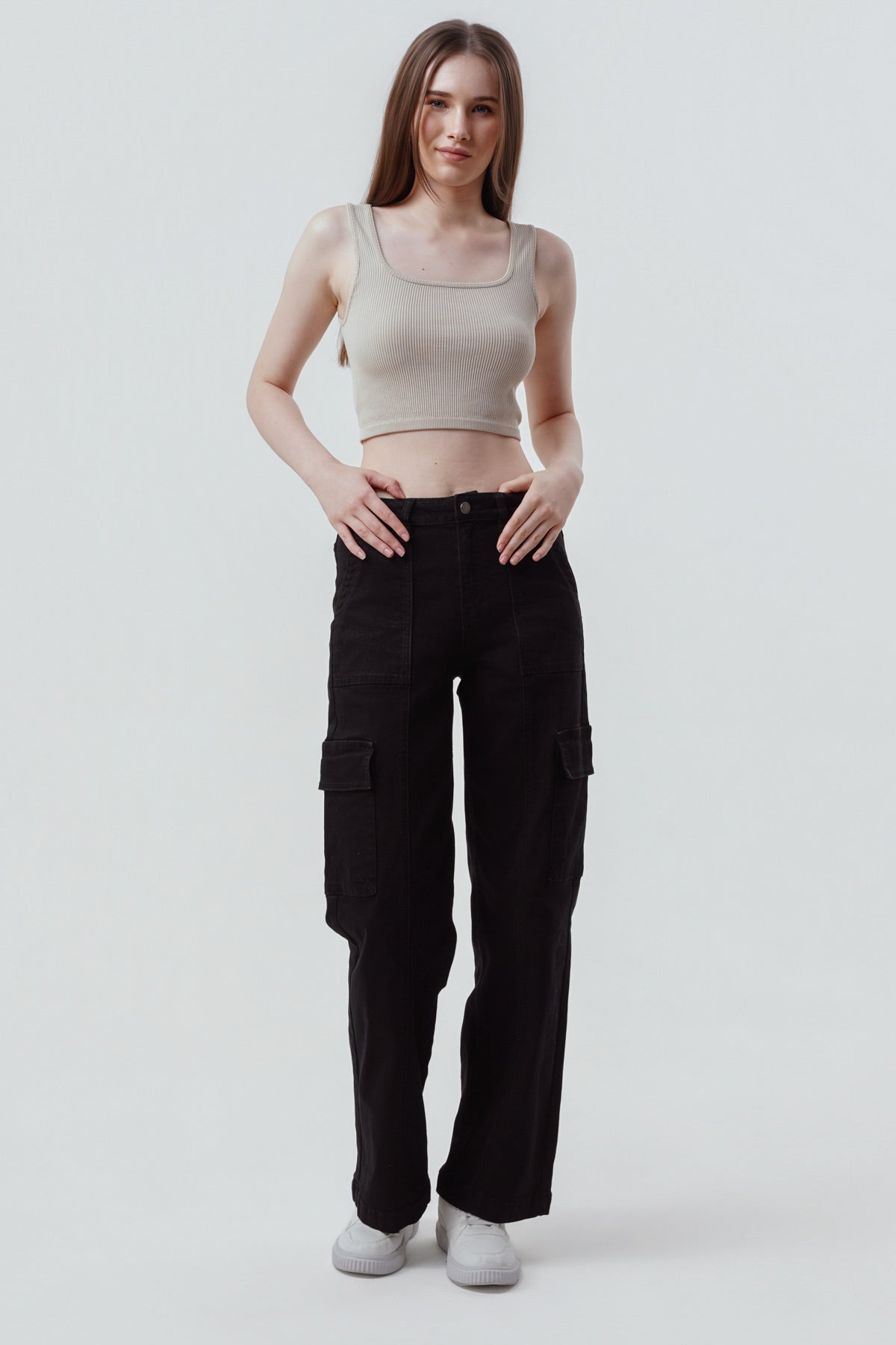 Peto Slim Mujer Beige