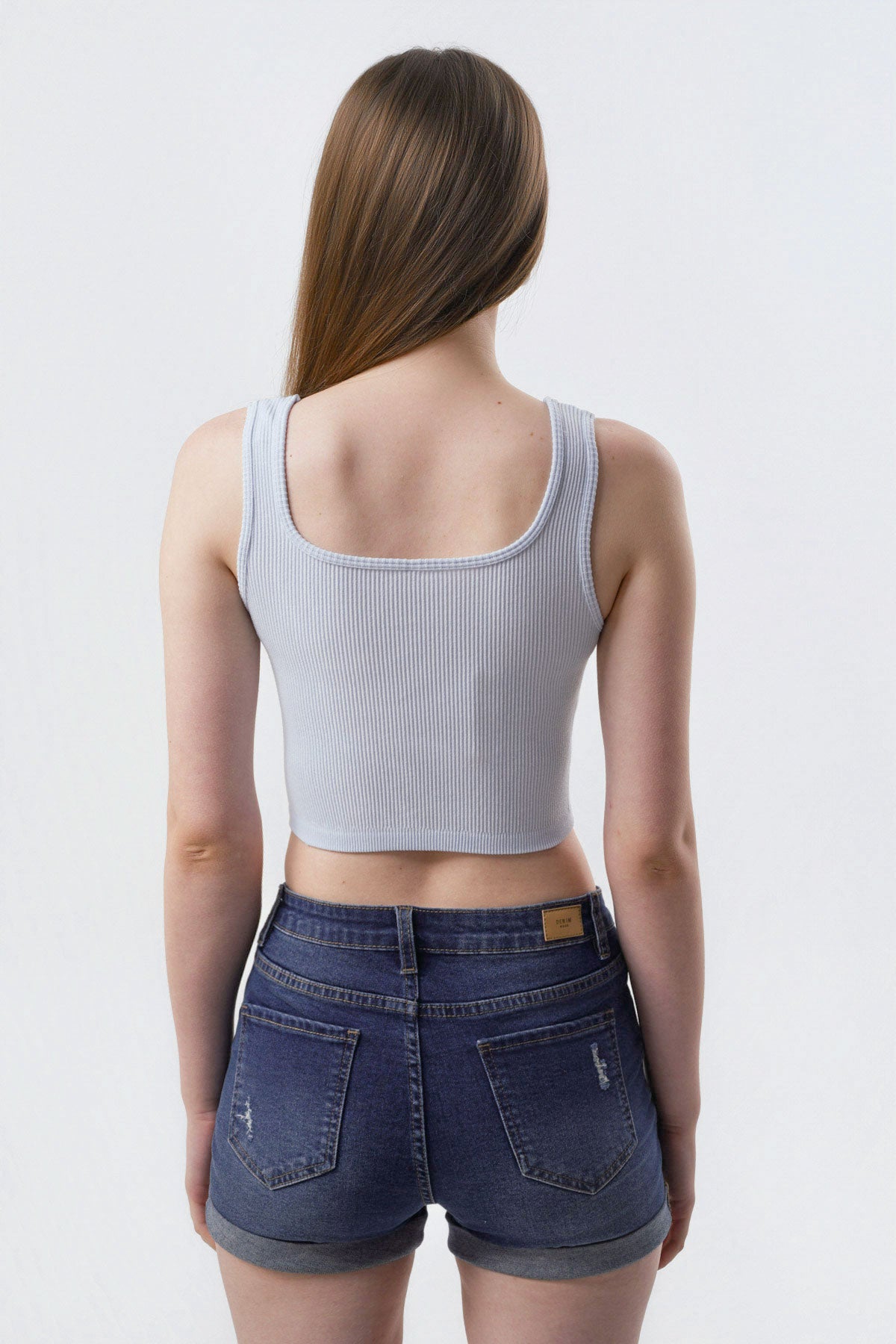 Peto Slim Mujer Celeste Claro