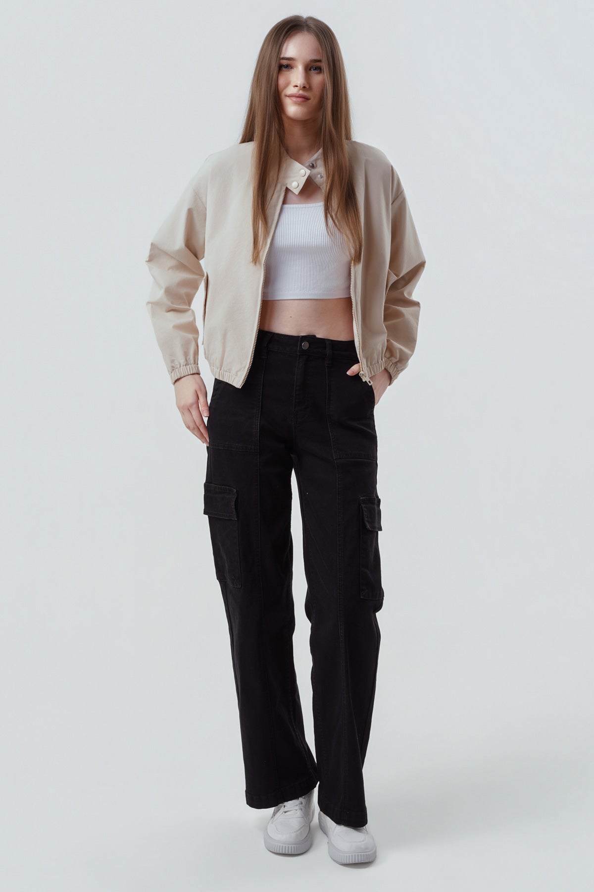 Chaqueta Mujer Classic Beige