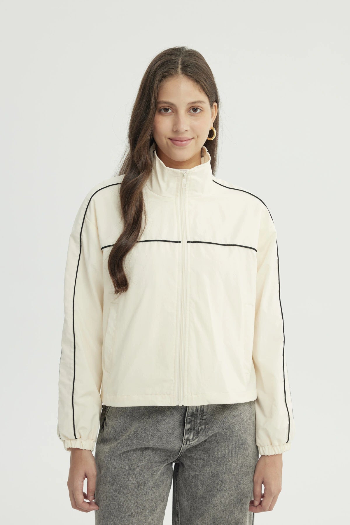 Chaqueta Mujer Classic Crema