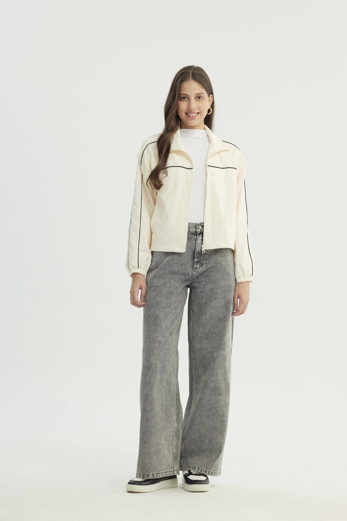 Chaqueta Mujer Classic Crema
