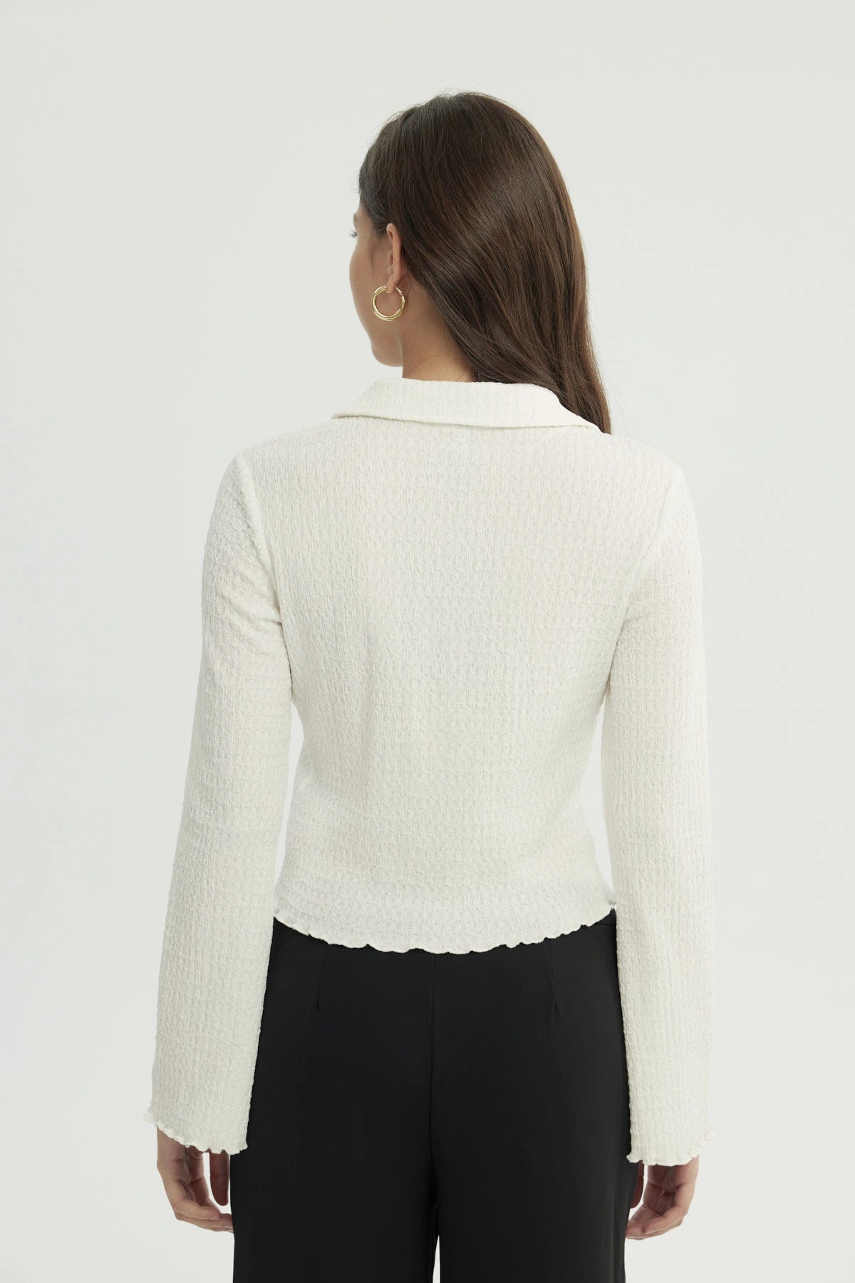 Blusa Mujer Regular Crudo