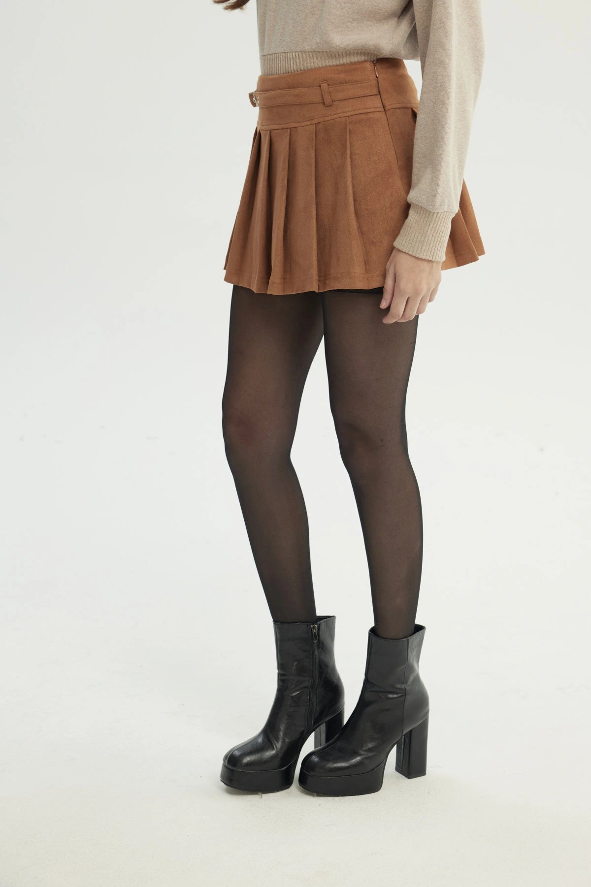 Falda Mujer Juvenil Camel