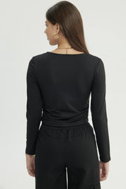 Polera Mujer Ajustado Negro