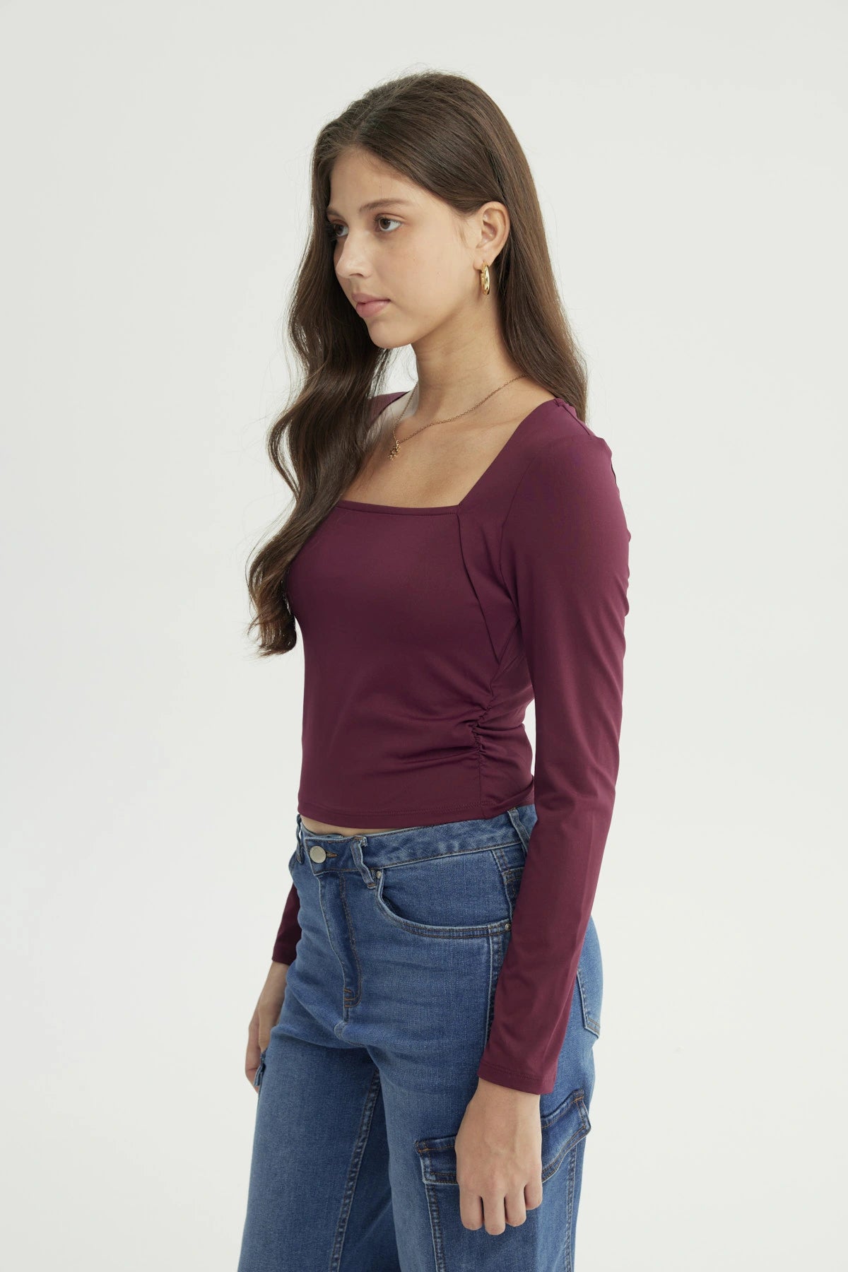 Polera Mujer Ajustado Rojo