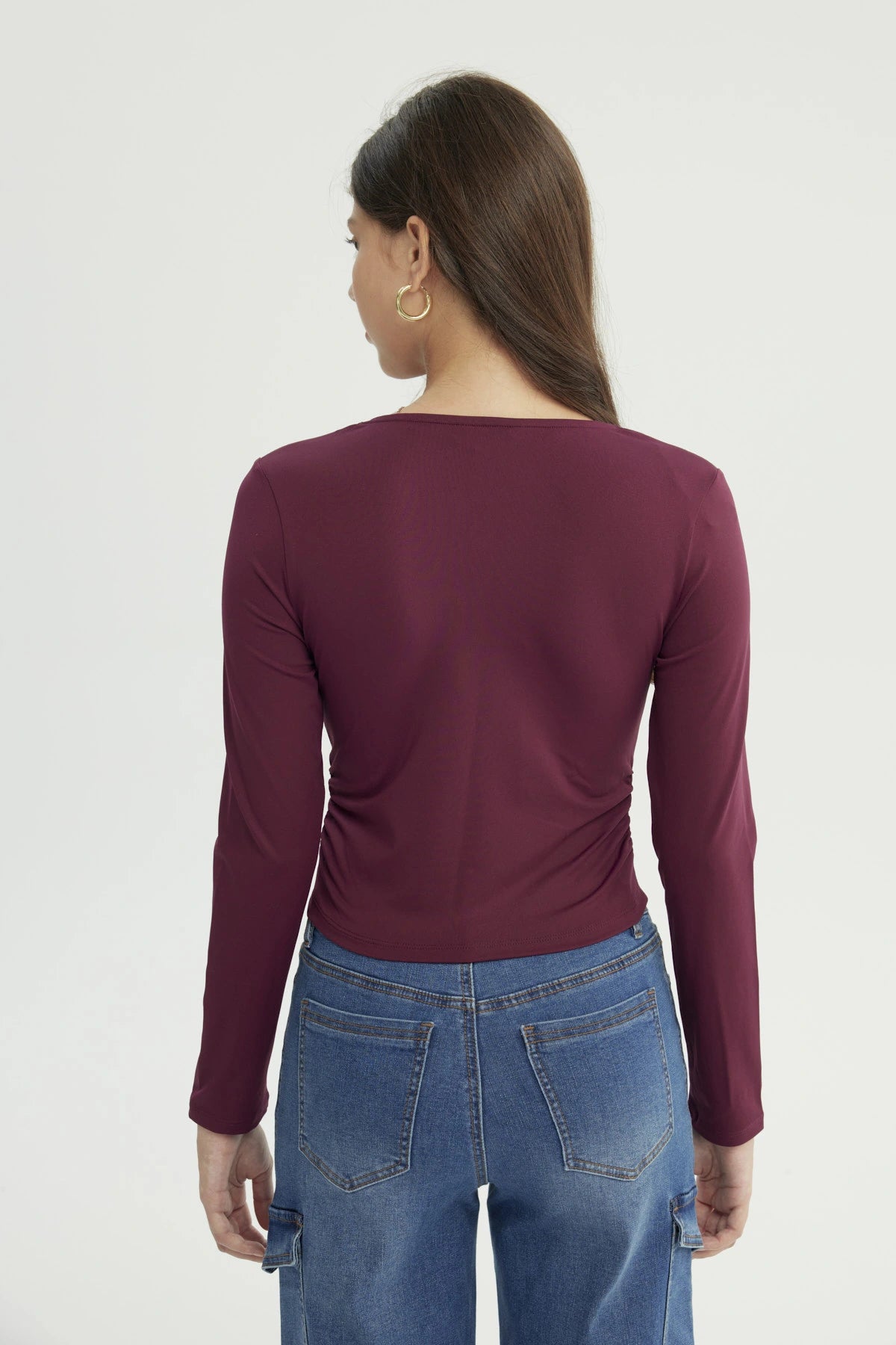 Polera Mujer Ajustado Rojo