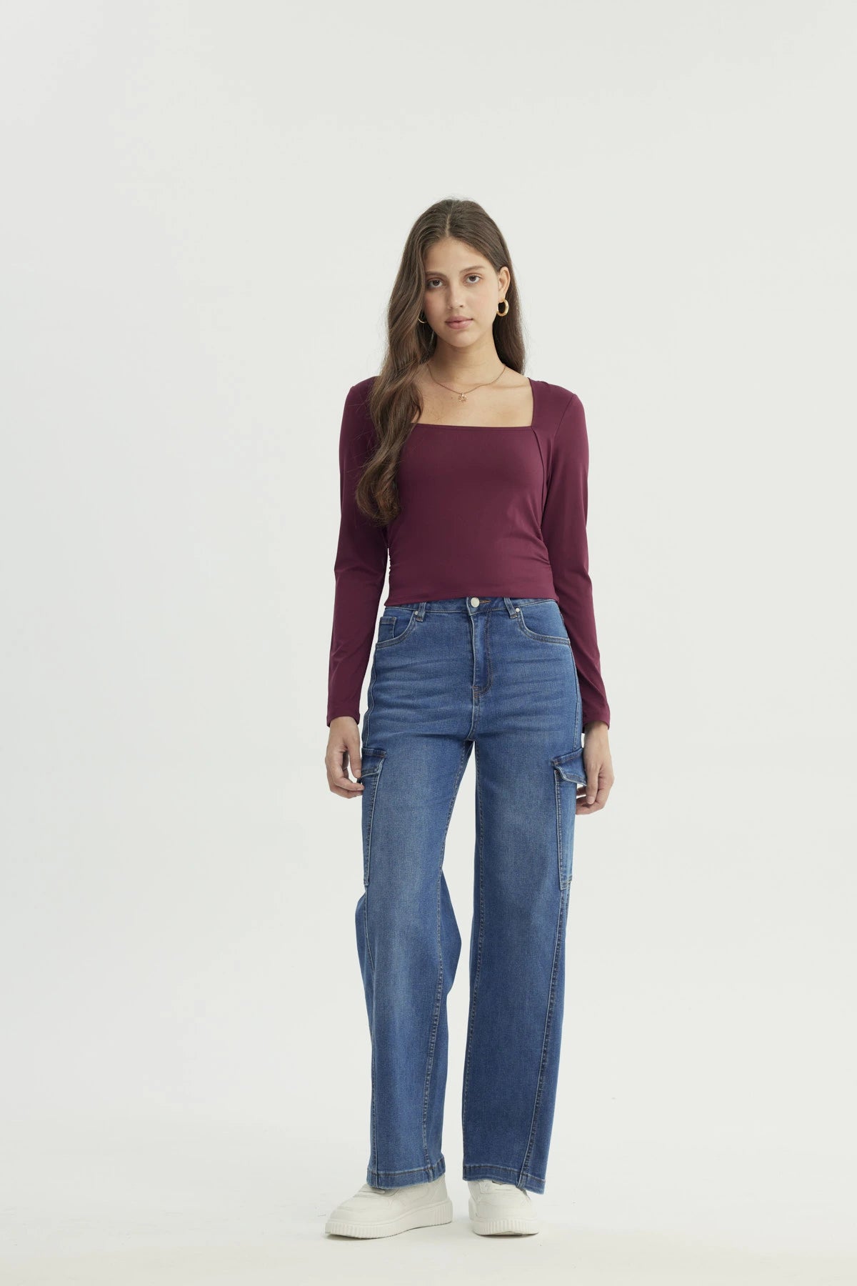 Polera Mujer Ajustado Rojo