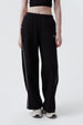 Pantalón Buzo Mujer Wide Leg Negro