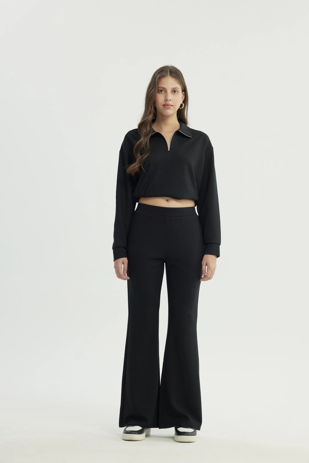 Pantalón Buzo Mujer Basta Evasee Negro