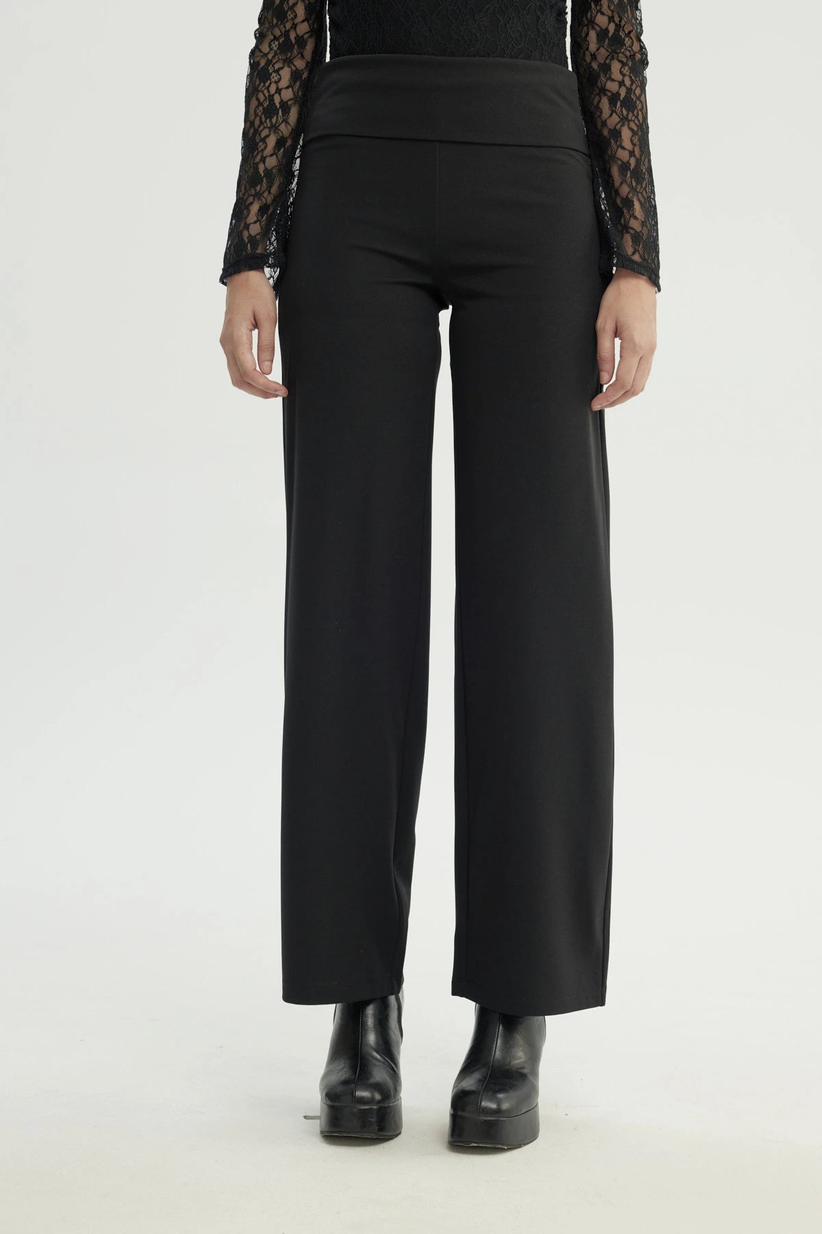 Pantalón Mujer Basta Evasee Negro