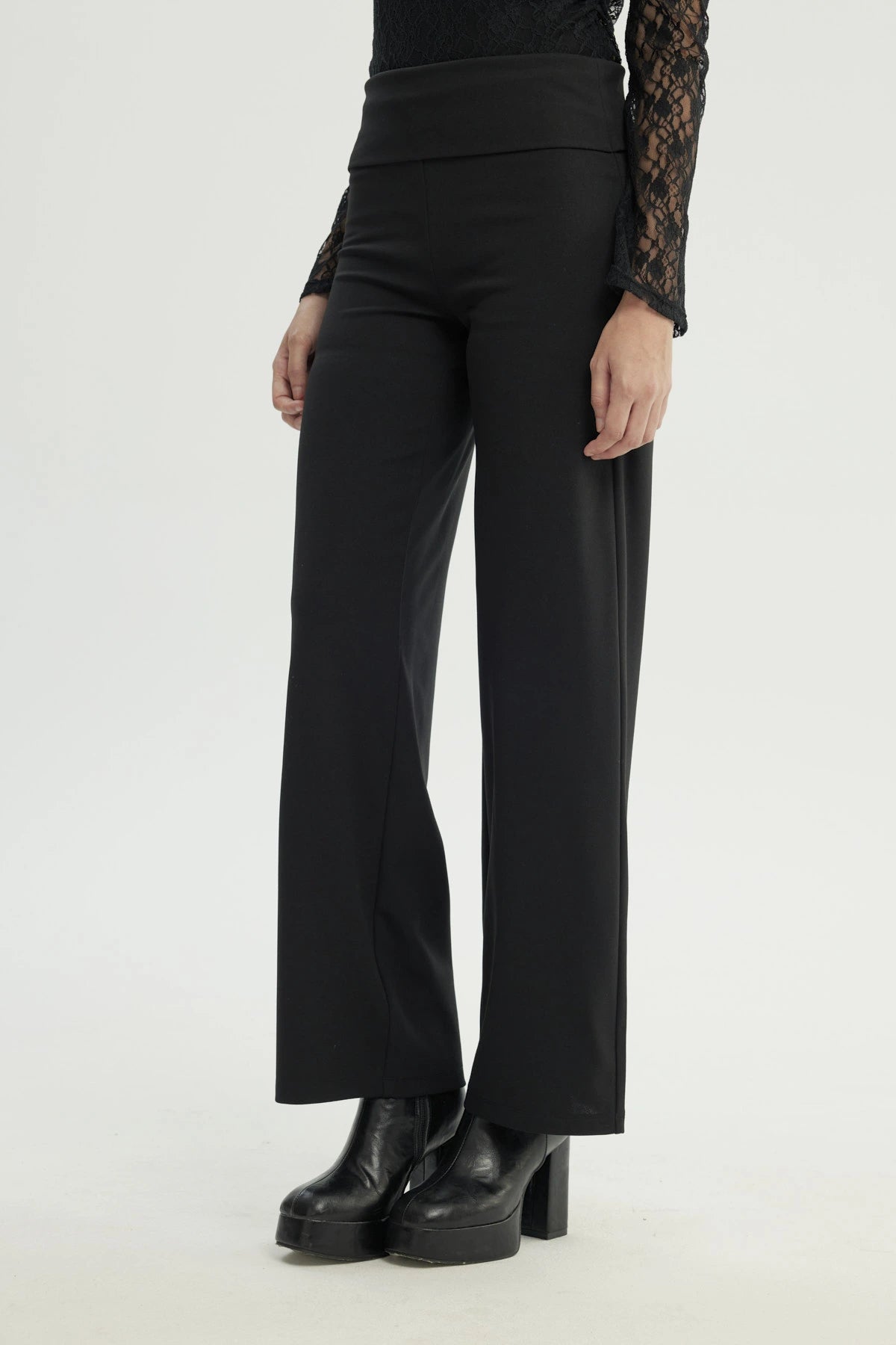 Pantalón Mujer Basta Evasee Negro