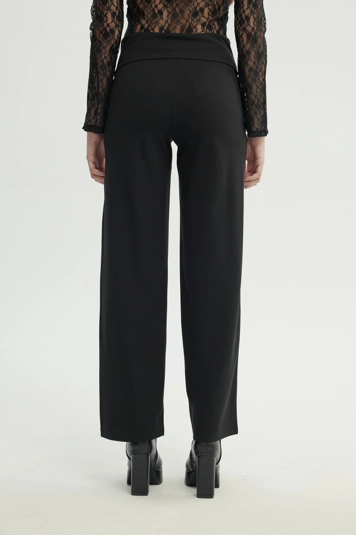 Pantalón Mujer Basta Evasee Negro