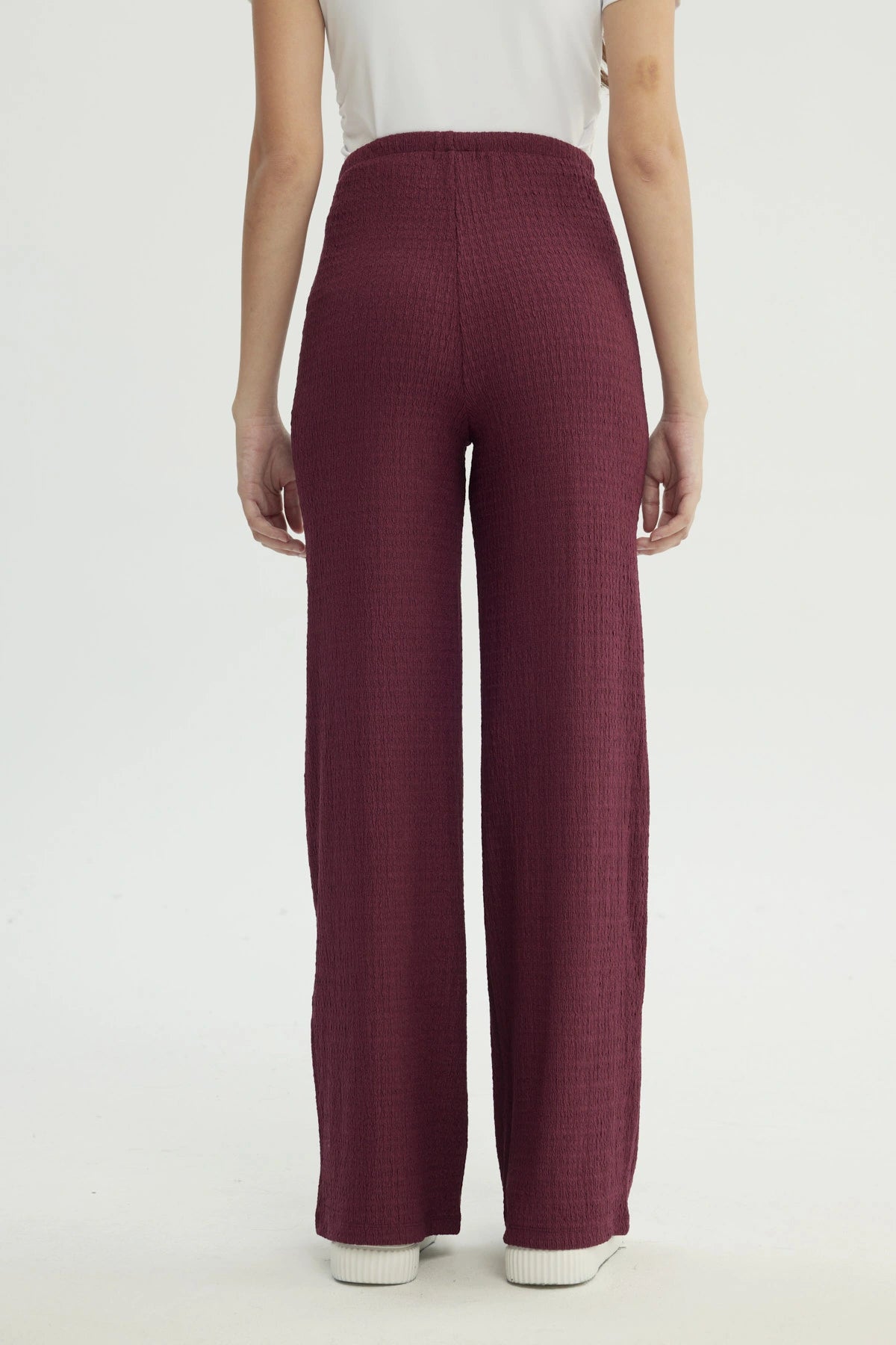 Pantalón Mujer Wide Leg Rojo