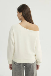 Polerón Mujer Classic Crema