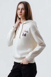 Polerón Mujer Classic Crema