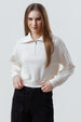 Polerón Mujer Classic Crema