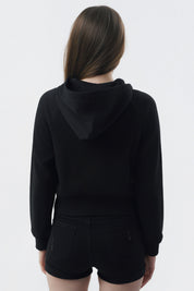 Polerón Mujer Slim Negro