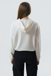 Polerón Mujer Classic Crema