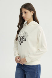 Polerón Mujer Classic Crema