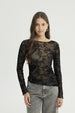 Polera Mujer Ajustado Negro