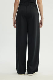 Pantalón Mujer Calce Recto Negro