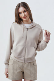 Polerón Mujer Classic Beige Claro