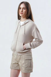 Polerón Mujer Classic Beige Claro