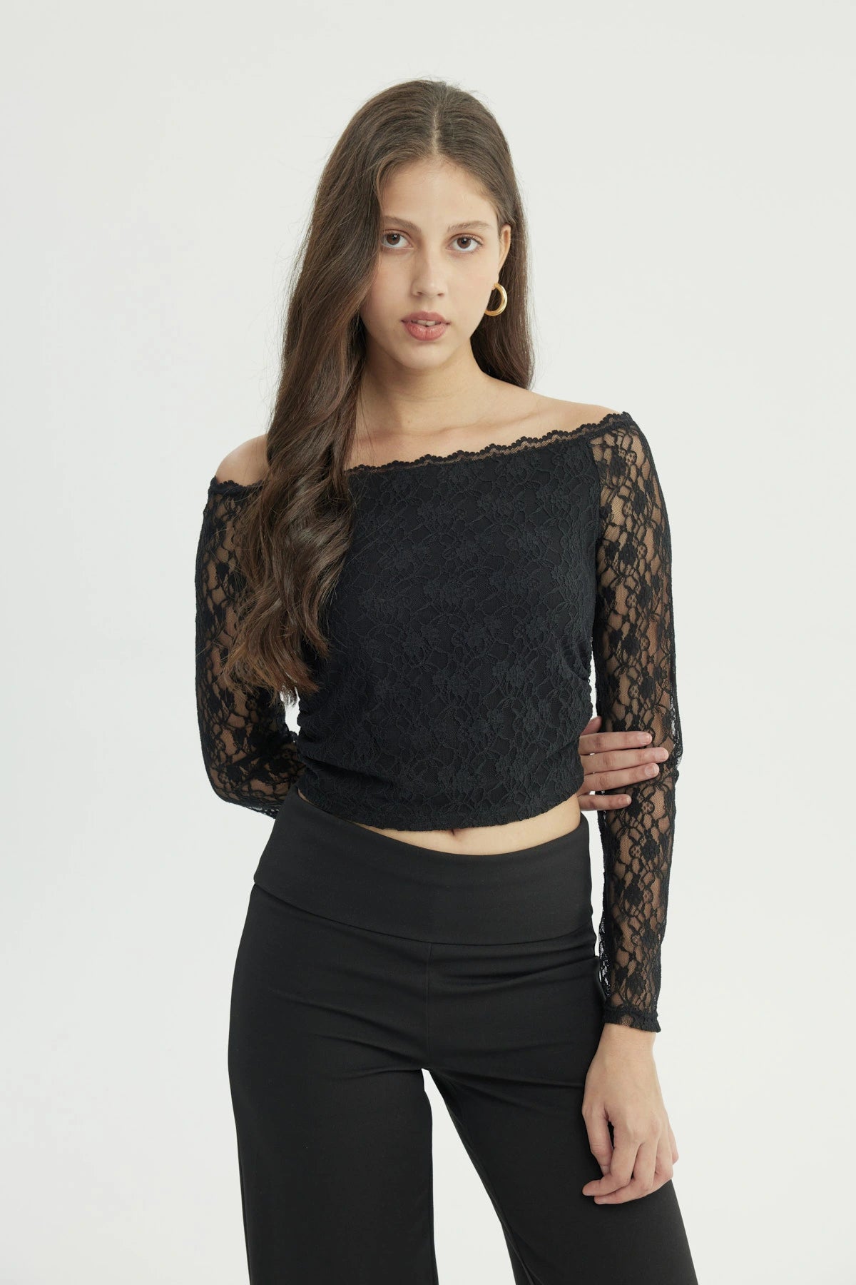 Polera Mujer Ajustado Negro