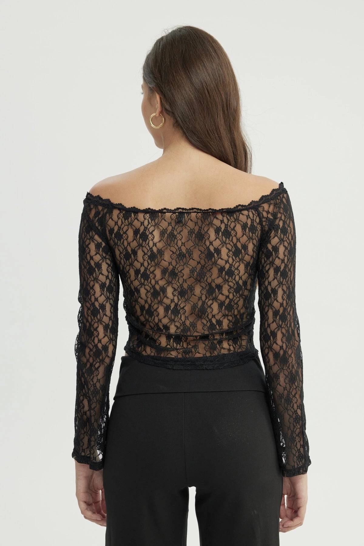 Polera Mujer Ajustado Negro