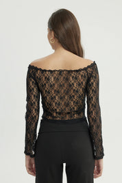 Polera Mujer Ajustado Negro