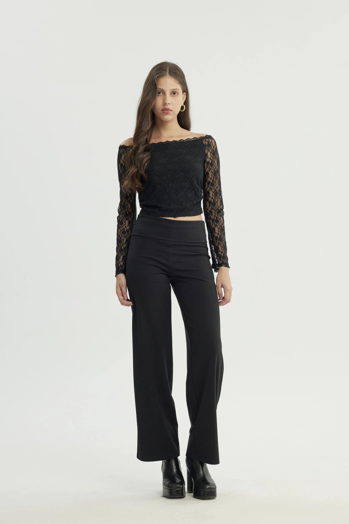 Polera Mujer Ajustado Negro