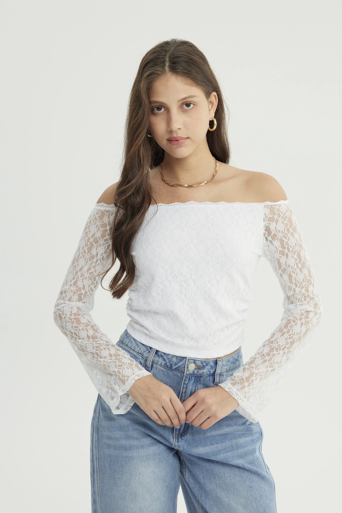 Polera Mujer Ajustado Blanco