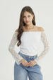 Polera Mujer Ajustado Blanco