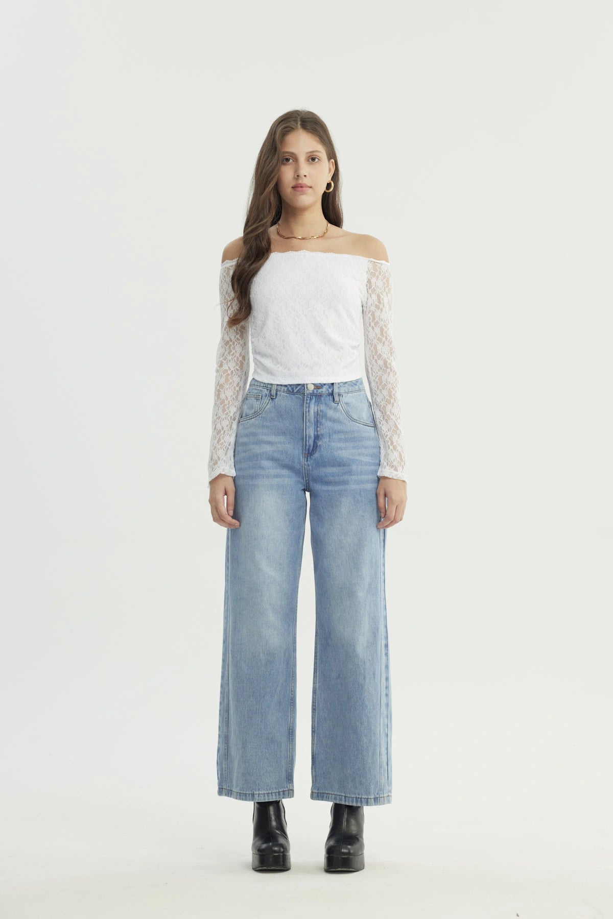 Polera Mujer Ajustado Blanco