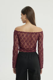 Polera Mujer Ajustado Rojo