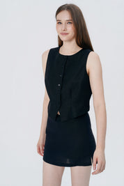Blazer Slim Mujer Negro