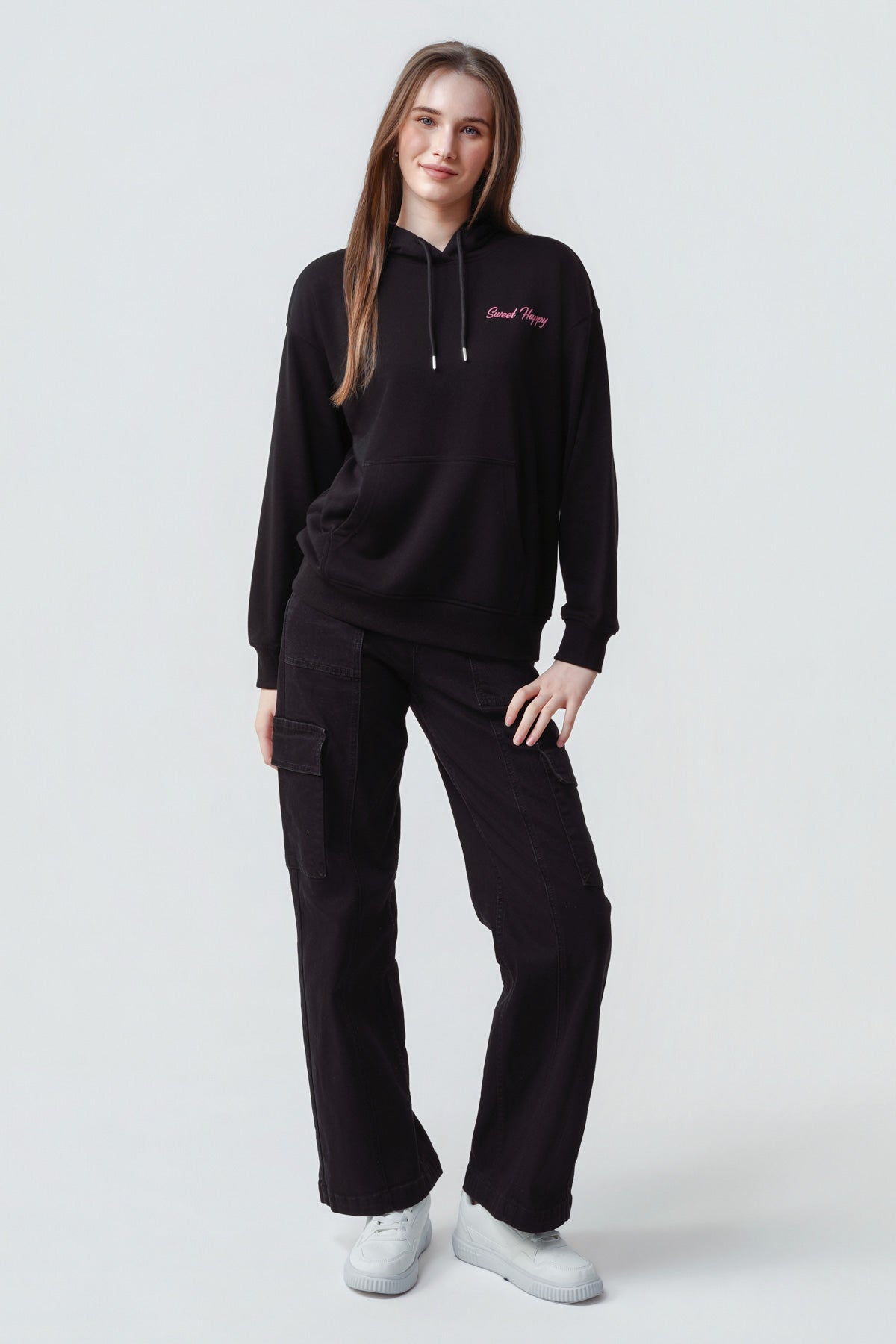 Polerón Mujer Classic Negro