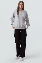 Polerón Mujer Classic Gris Melange