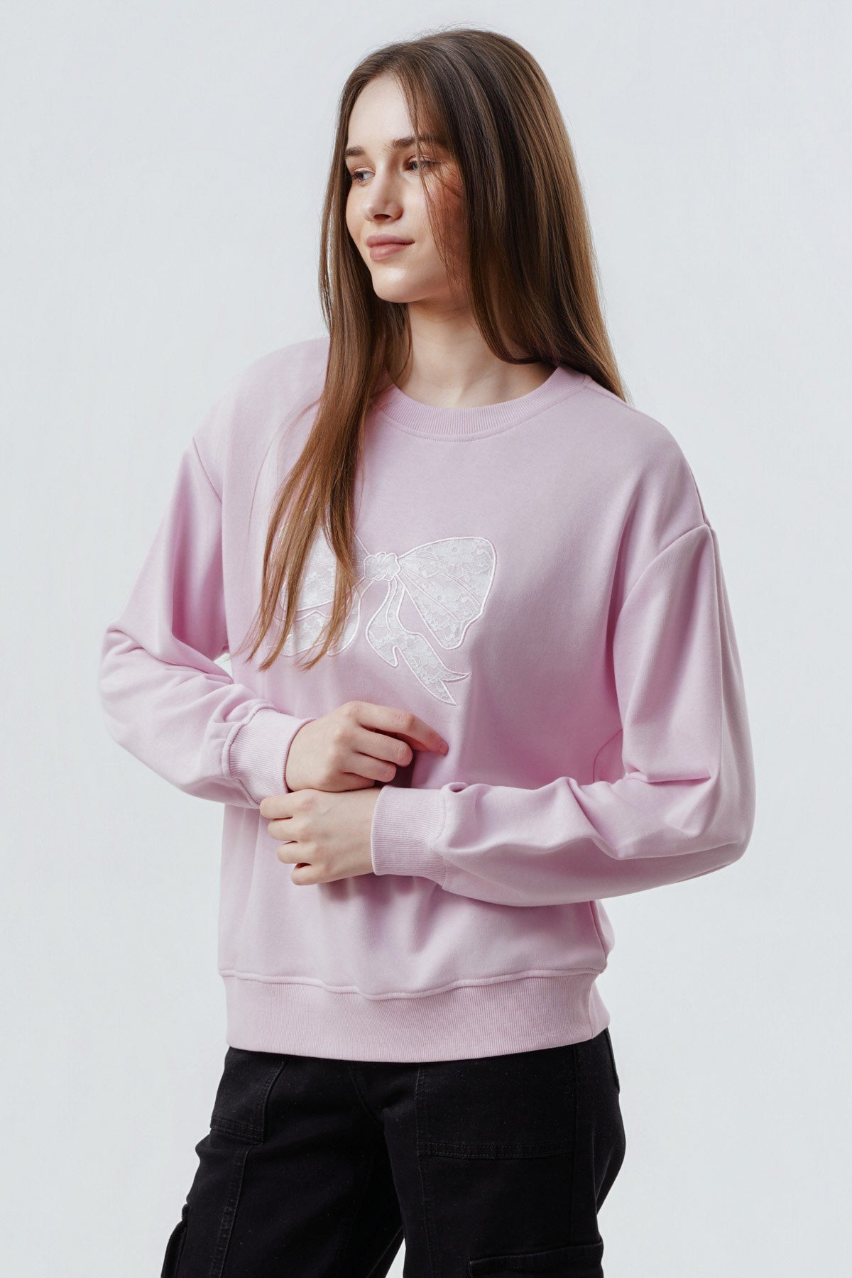 Polerón Mujer Classic Rosado Claro