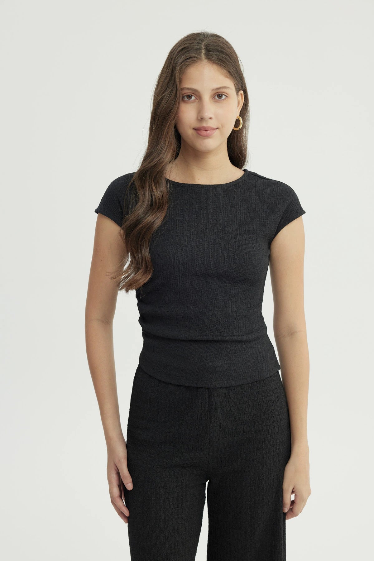 Polera Mujer Slim Fit Negro