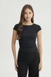 Polera Mujer Slim Fit Negro