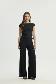 Polera Mujer Slim Fit Negro